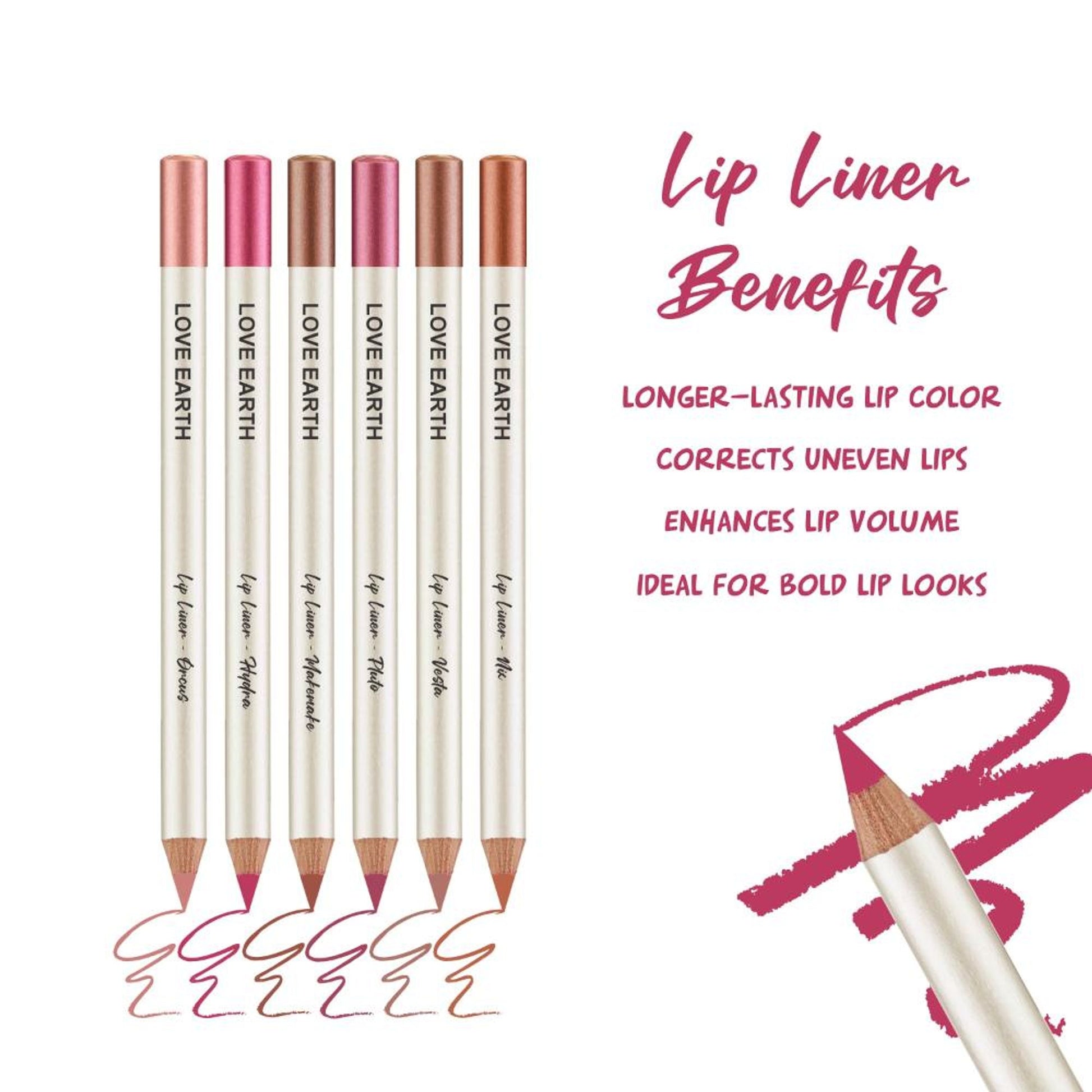 Love Earth Lip Liner Everyday Nudes - Hydra