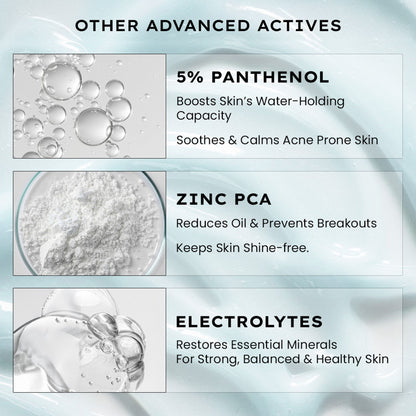 Hyphen 2% Cica Exosome Oil-Free Moisturizer 5% Niacinamide Controls Oil Non-sticky, Light Gel
