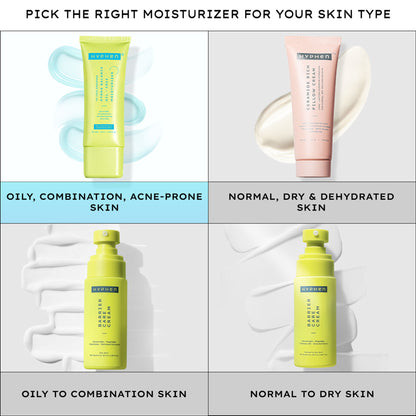 Hyphen 2% Cica Exosome Oil-Free Moisturizer 5% Niacinamide Controls Oil Non-sticky, Light Gel