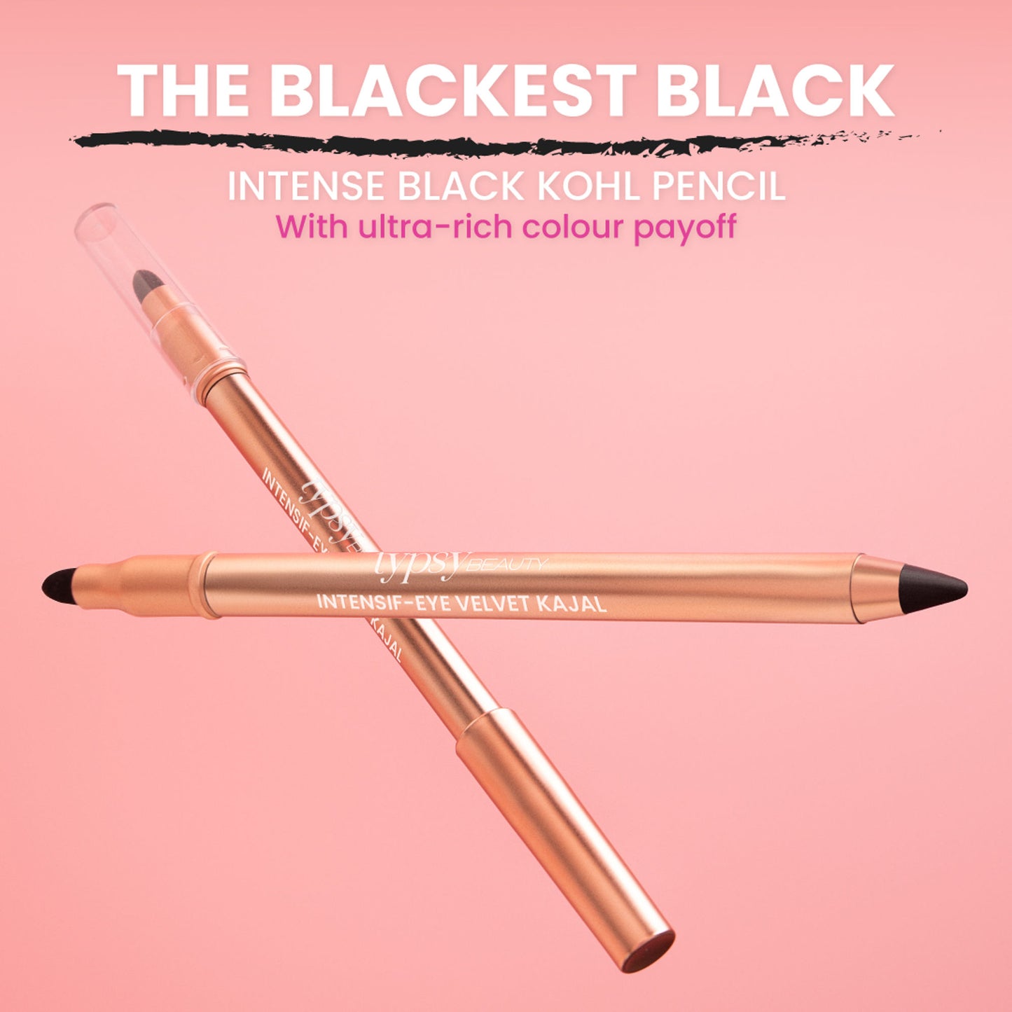 Typsy Beauty Intensif-Eye Velvet Kajal - Black