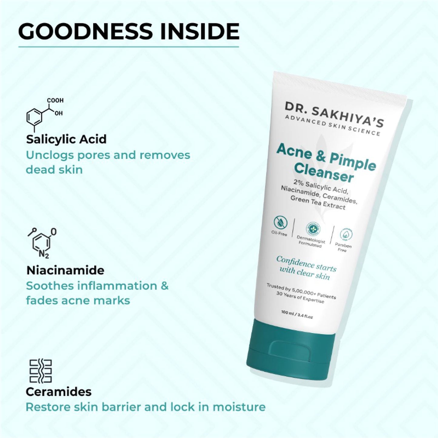 Dr. Sakhiya Acne & Pimple Cleanser