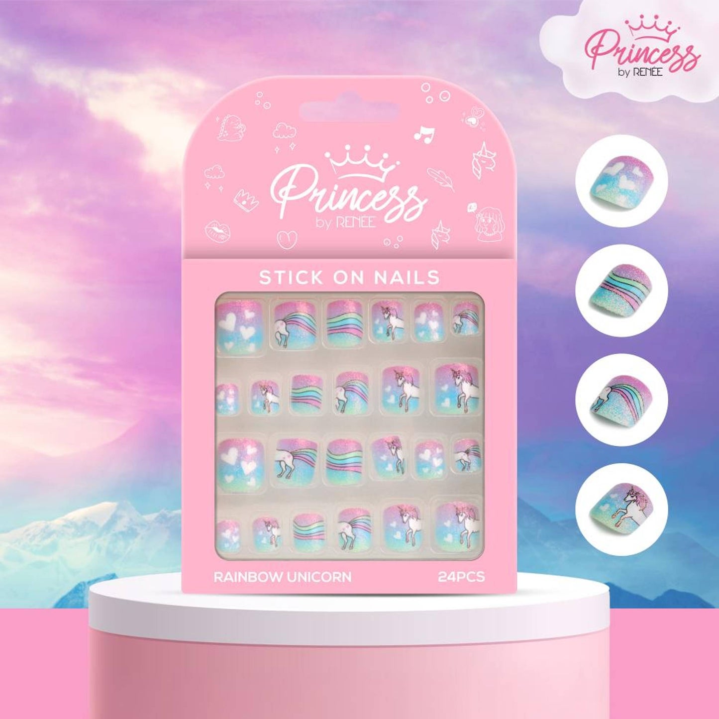 Princess By Renee Cosmetics Tips & Tint Beauty Gift Set