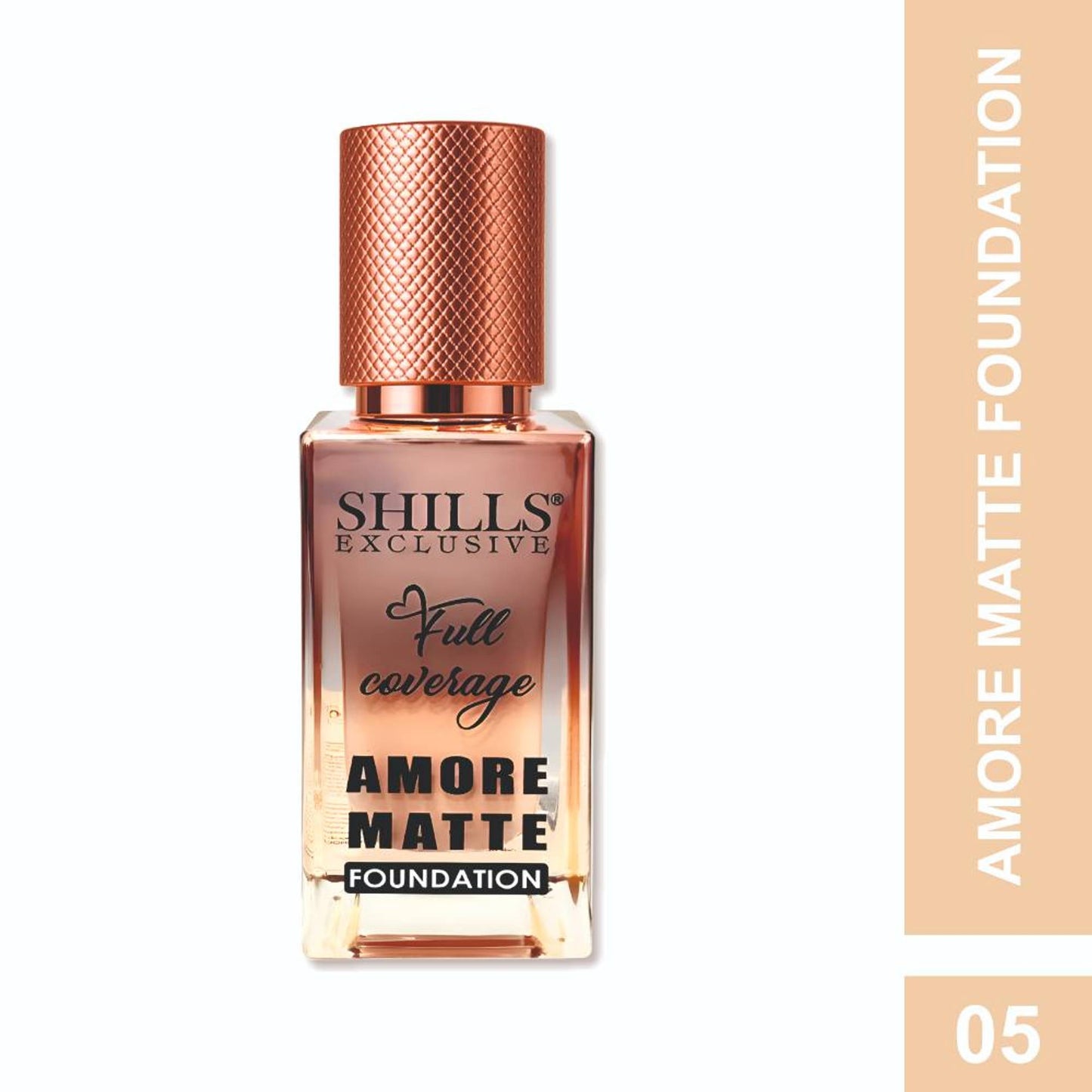 Shills Exclusive Full Coverage Amore Matte Foundation - 05