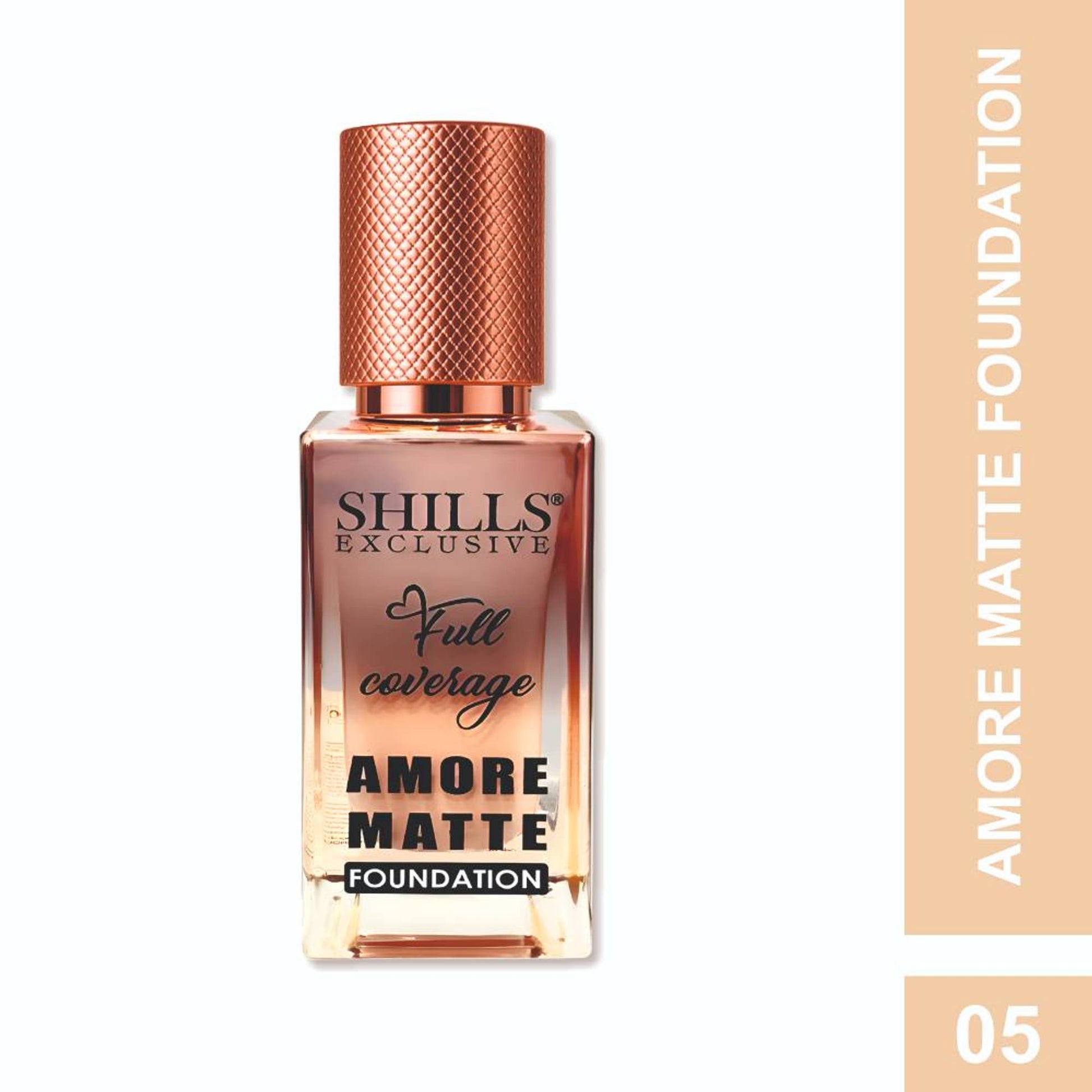Shills Exclusive Full Coverage Amore Matte Foundation - 05