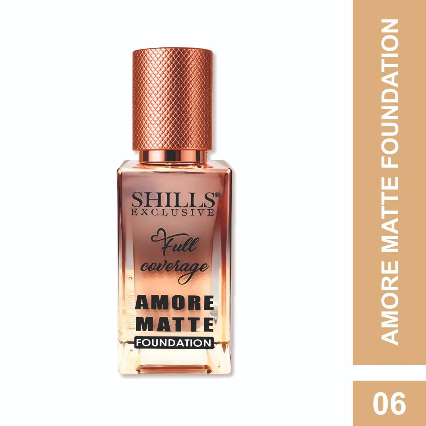 Shills Exclusive Full Coverage Amore Matte Foundation - 06