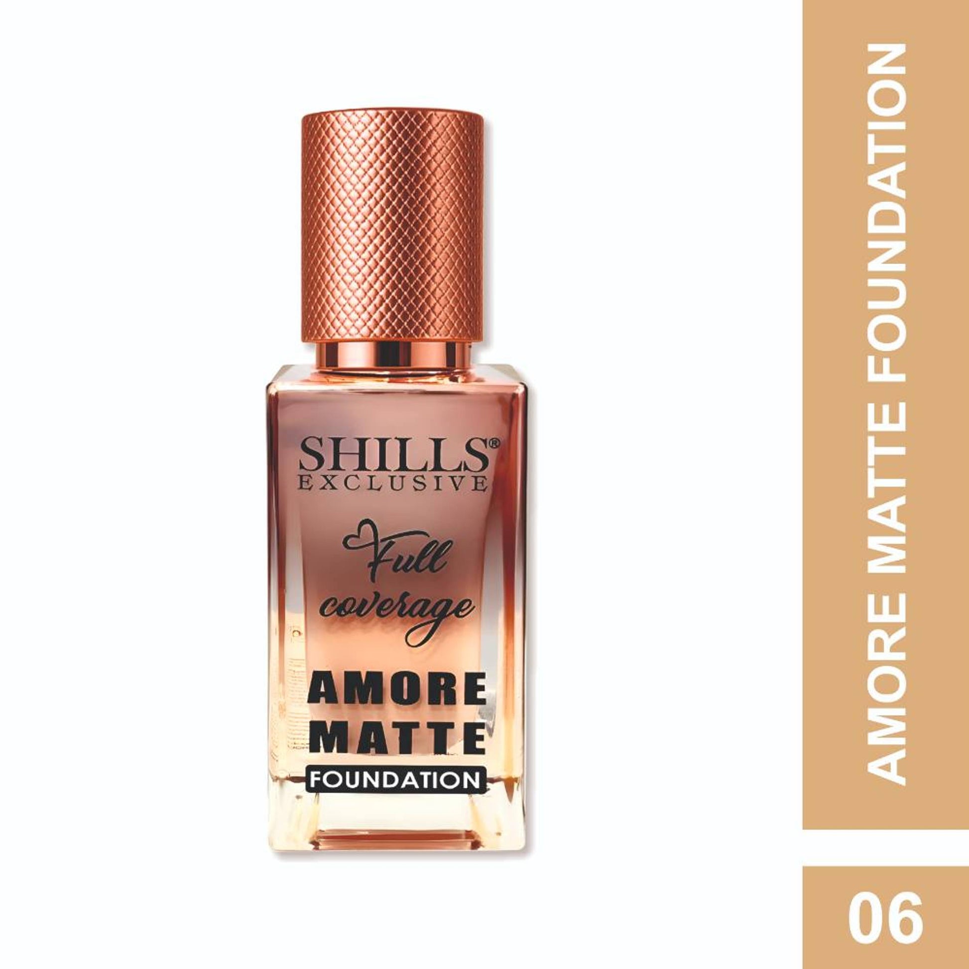 Shills Exclusive Full Coverage Amore Matte Foundation - 06