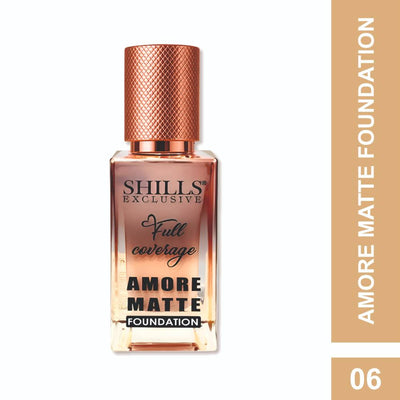 Shills Exclusive Full Coverage Amore Matte Foundation - 06