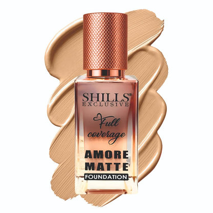 Shills Exclusive Full Coverage Amore Matte Foundation - 07