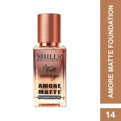 Shills Exclusive Full Coverage Amore Matte Foundation - 14