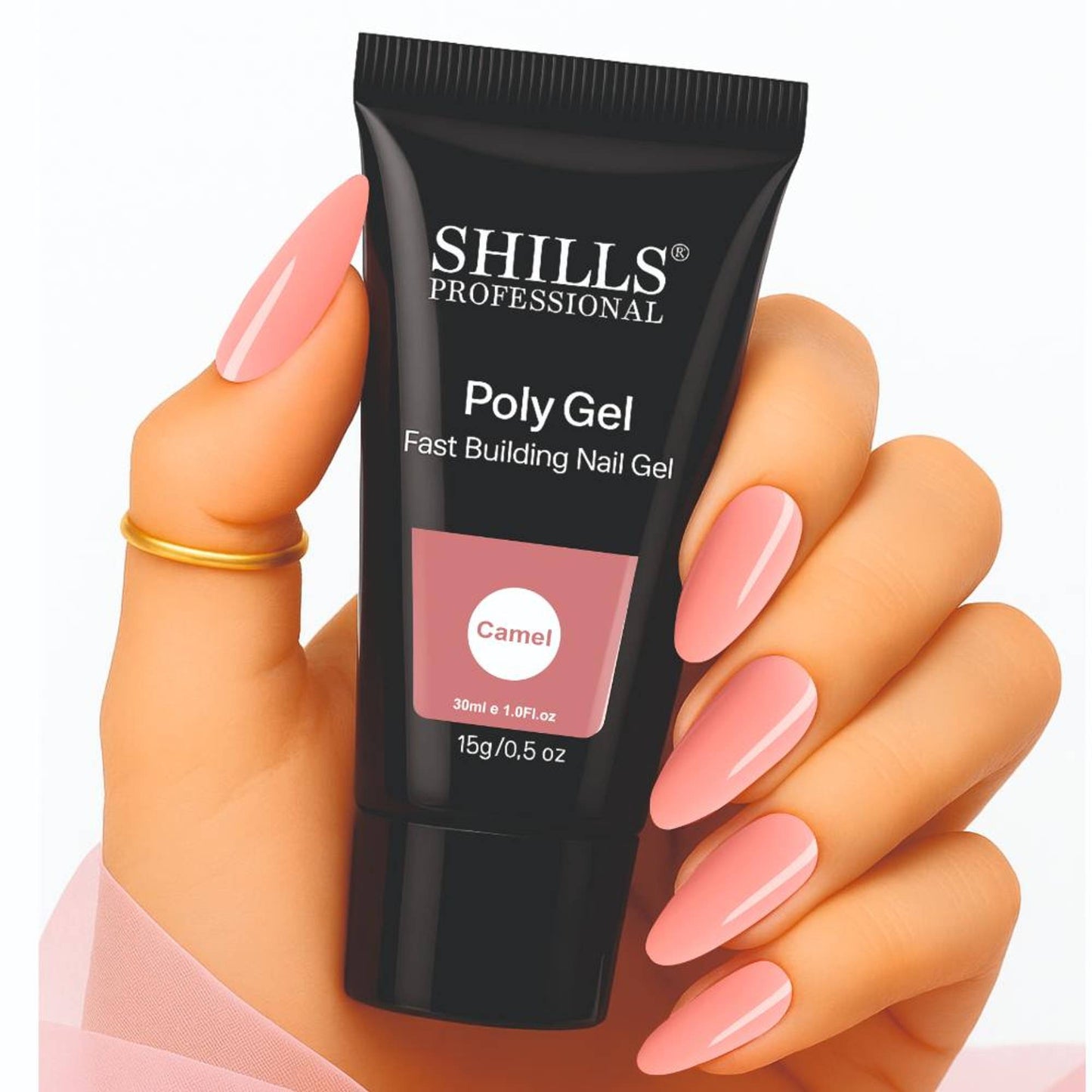 Shills Professional Nail Poly Gel - Camel