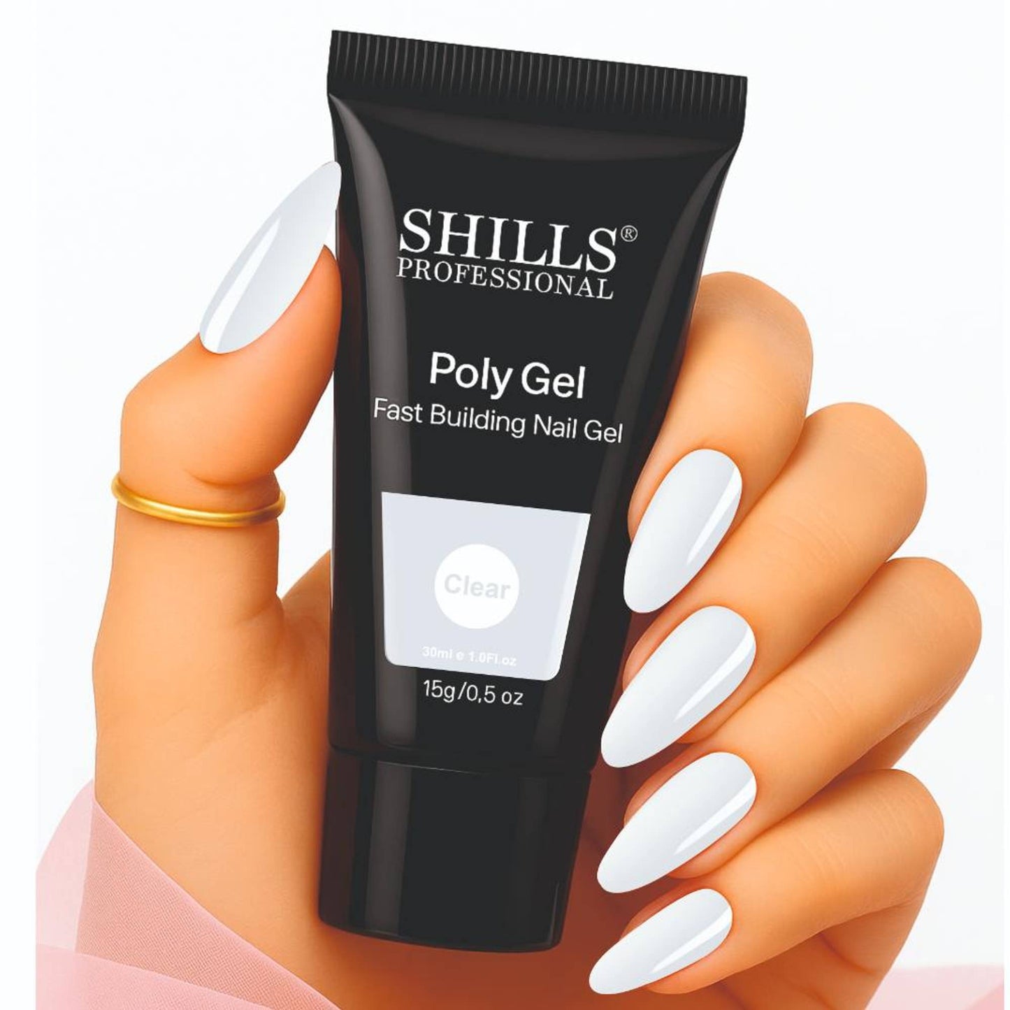Shills Professional Nail Poly Gel - Clear