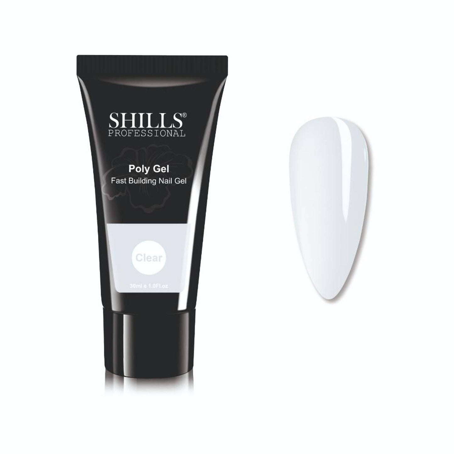 Shills Professional Nail Poly Gel - Clear