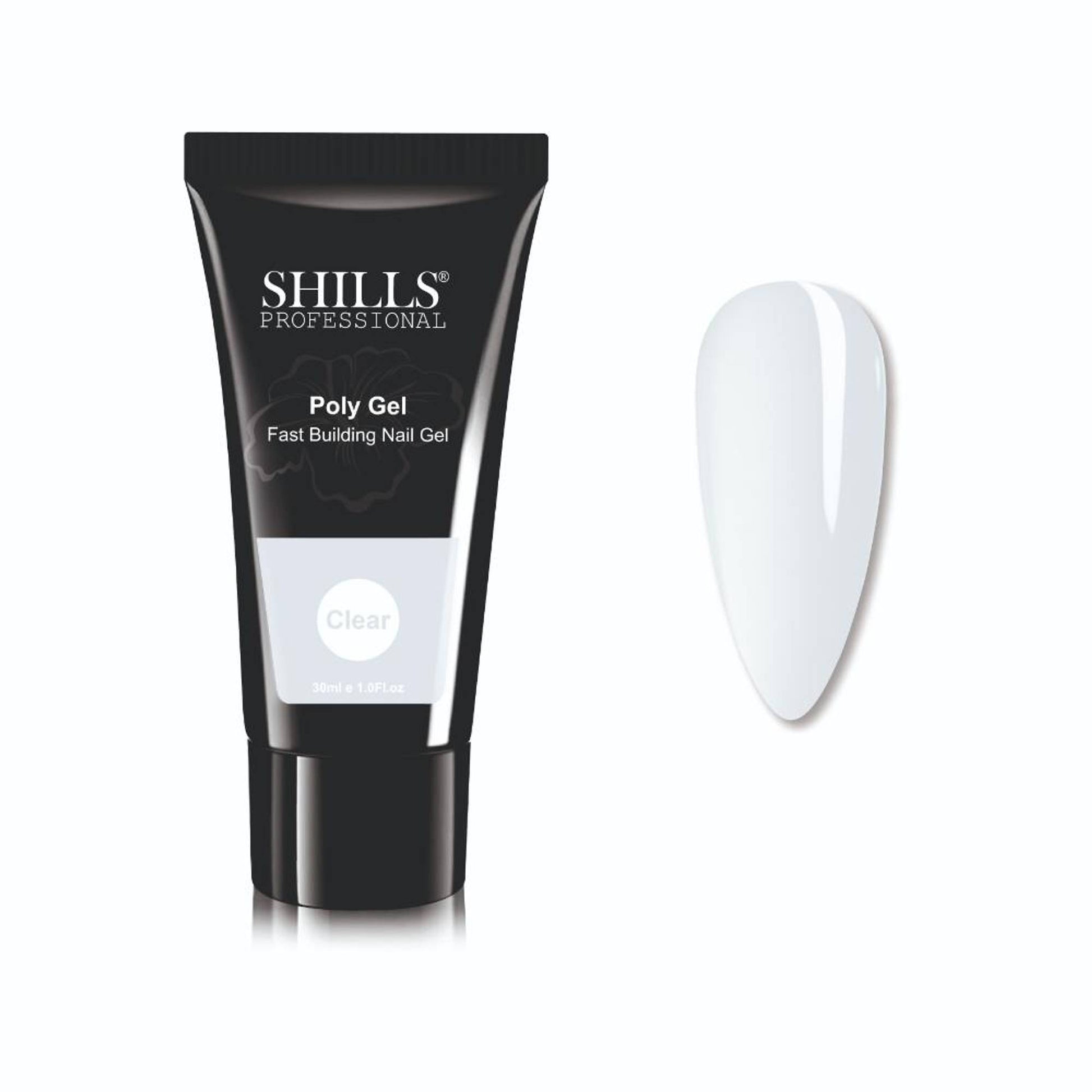 Shills Professional Nail Poly Gel - Clear