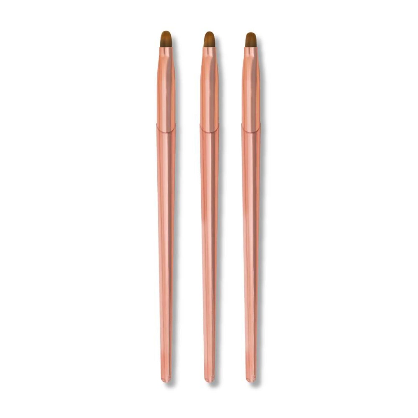 Shills Professional Rose Gold Gel Art Brush 3pcs
