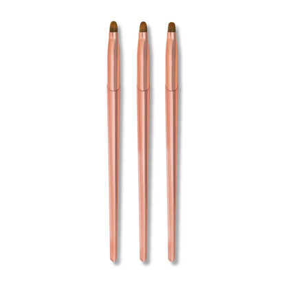 Shills Professional Rose Gold Gel Art Brush 3pcs
