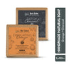 Nat Habit Set Of Detox Charcoal & Exfoliating Orange Bath Soaps Combo
