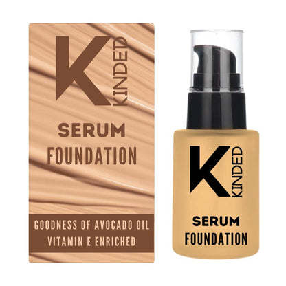KINDED Serum Foundation Makeup With Avocado Oil Vitamin E Goodness - 05 Almond