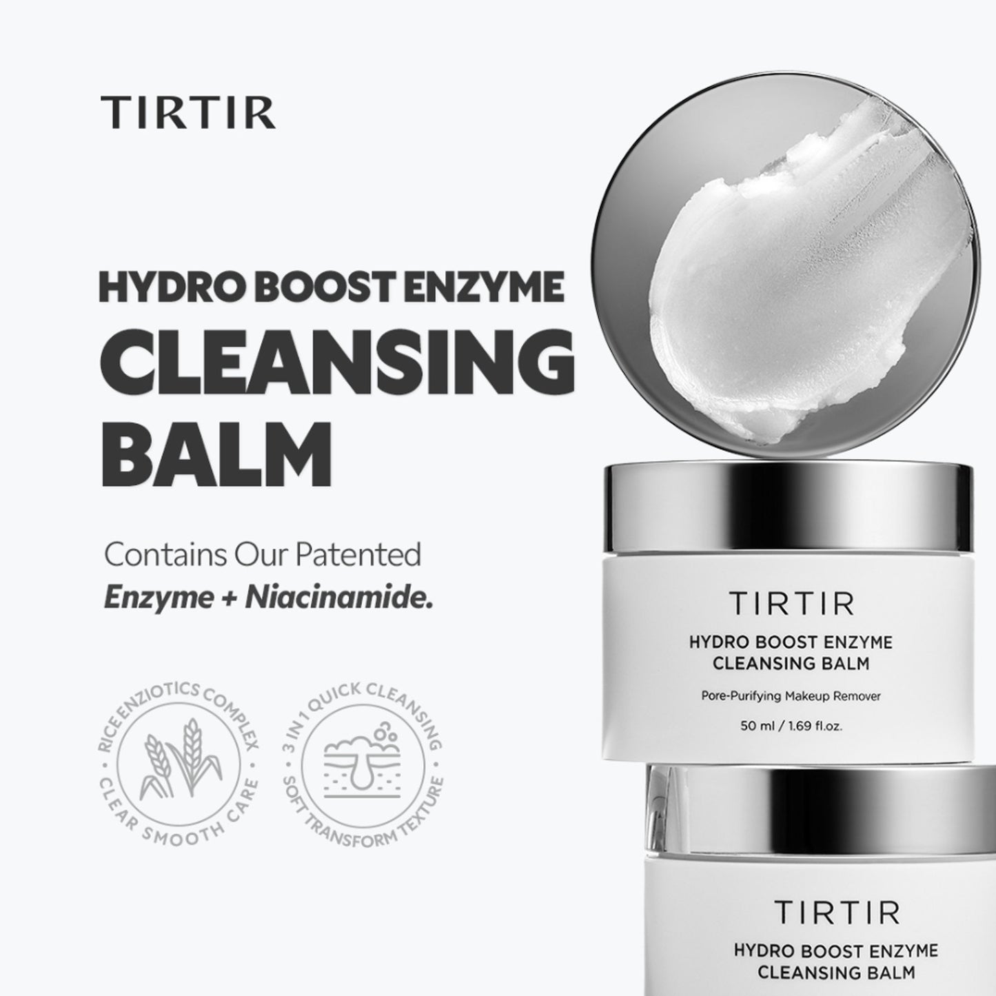 TIRTIR Hydro Boost Enzyme Cleansing Balm