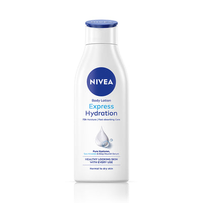 NIVEA Body Lotion for Normal Skin, Express Hydration, for Fast Absorption