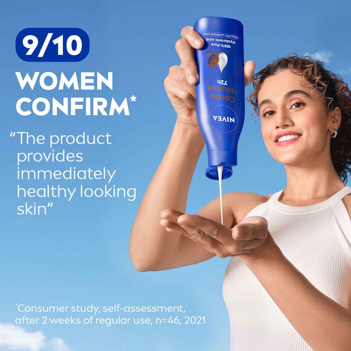 NIVEA 48H Deep Moisture Care Cocoa Butter & Vit E Body Lotion For Very Dry Skin