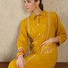 Dhiyona IE Women Ethnic Motifs Embroidered Pure Cotton Kurta with Trouser