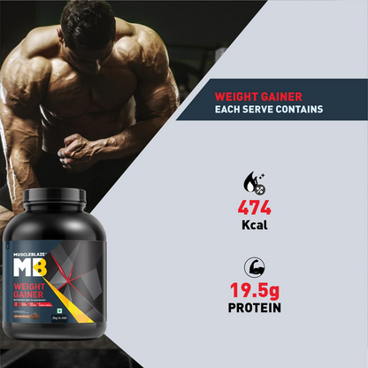MuscleBlaze Weight Gainer With Added Digezyme Powder