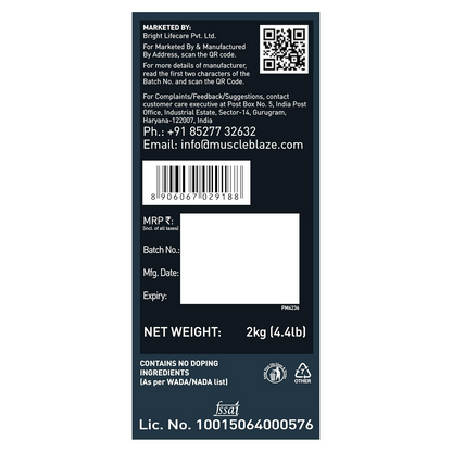 MuscleBlaze Weight Gainer With Added Digezyme Powder