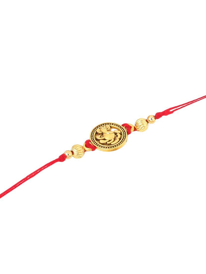 Anouk Pack Of 3 Thread Rakhi with Roli Chawal Chandan & Mishri