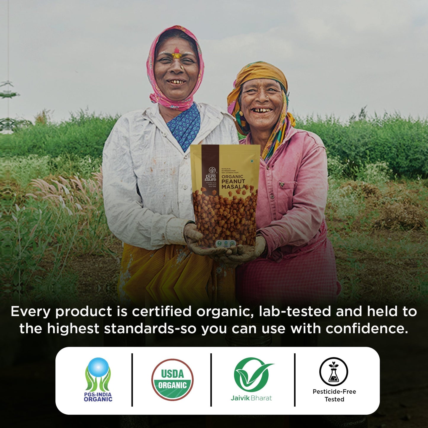 Pure & Sure Organic Peanut Masala