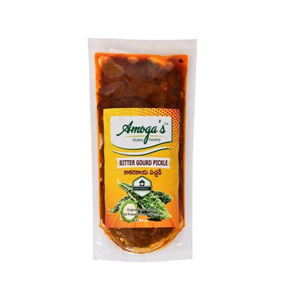 Amoga's Pickles Factory Bitter Gourd Pickle Andhra Style