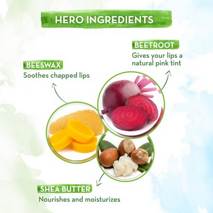 Mamaearth Beetroot Tinted 100% Natural Lip Balm-Natural Pink - Indyancart