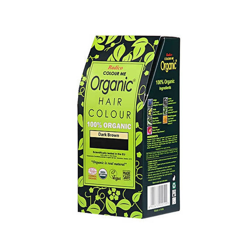 Radico Organic Hair Colour-Dark Brown - Indyancart