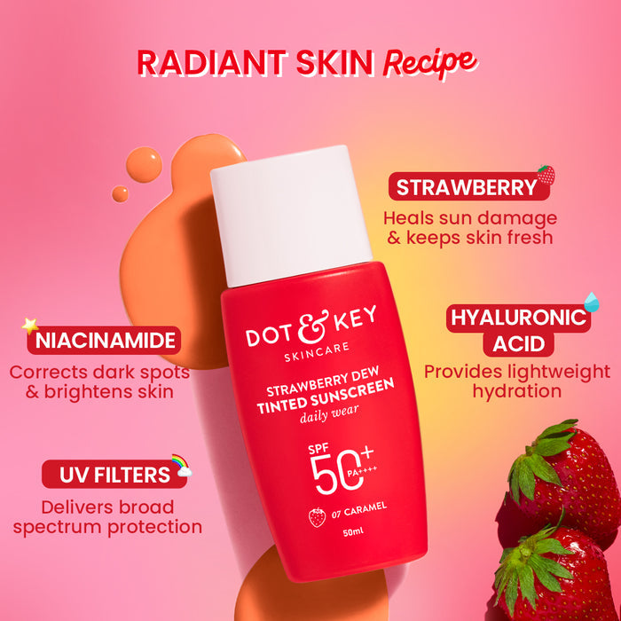 Dot & Key Strawberry Dew Tinted Sunscreen Sand, Pack of 2