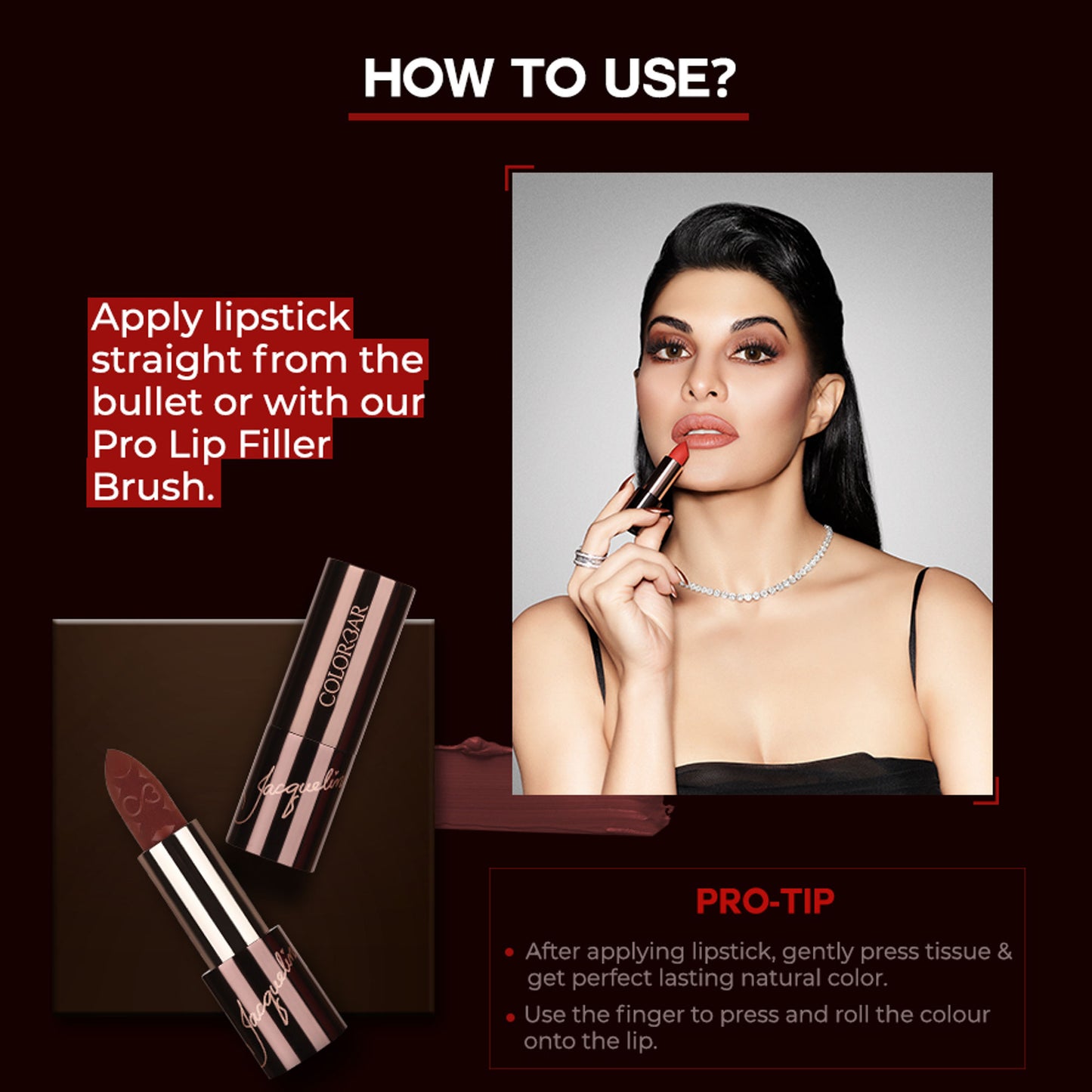 Colorbar X Jacqueline Sinful Matte Lipcolor - Hickey- 028