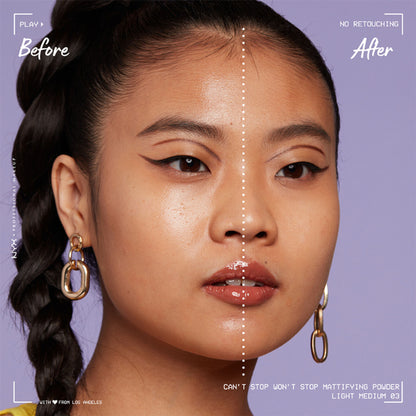 NYX Professional Makeup Can't Stop Won't Stop Mattifying Powder - Tan - Light Medium