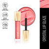 Lakme Glitterati Lip Glaze, High Shine Plumper Lip Gloss Oil with Collagen - Pink Champagne