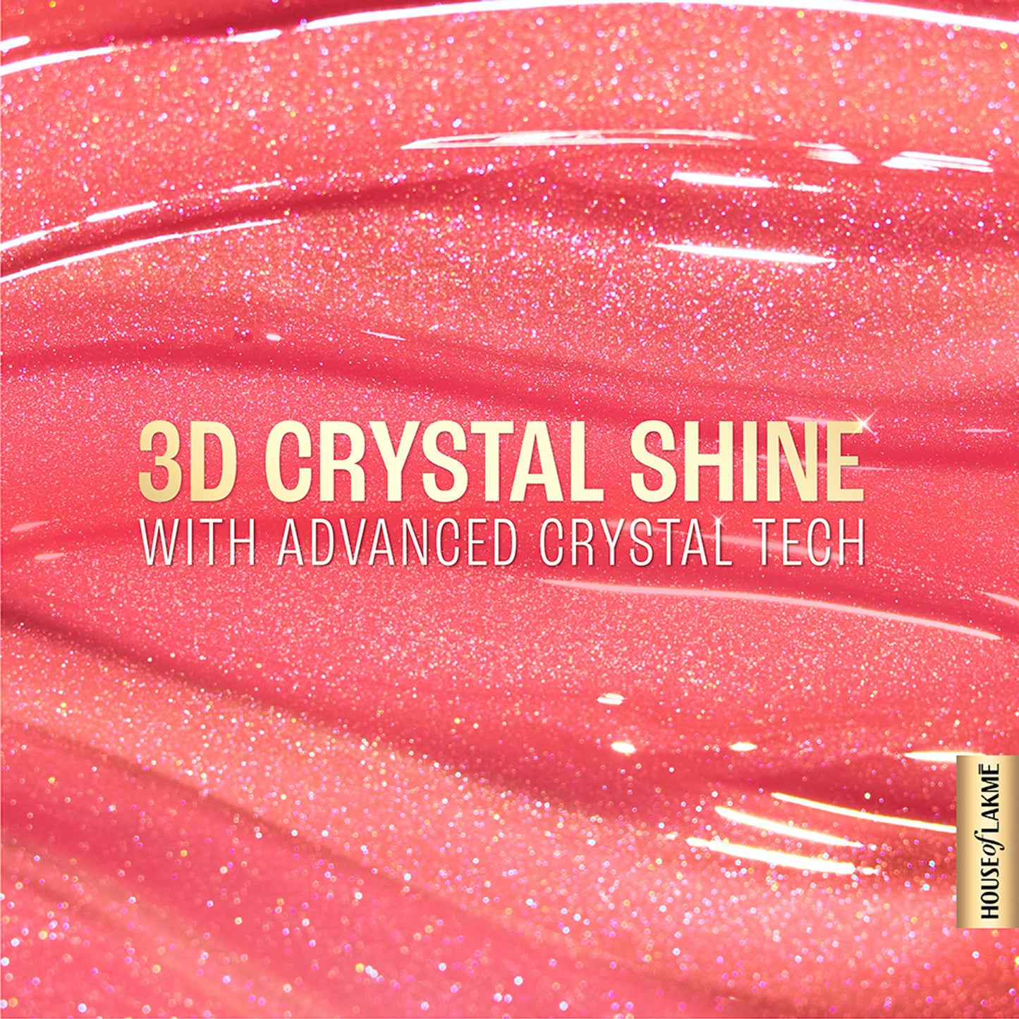 Lakme Glitterati Lip Glaze, High Shine Plumper Lip Gloss Oil with Collagen - Frosted Rose