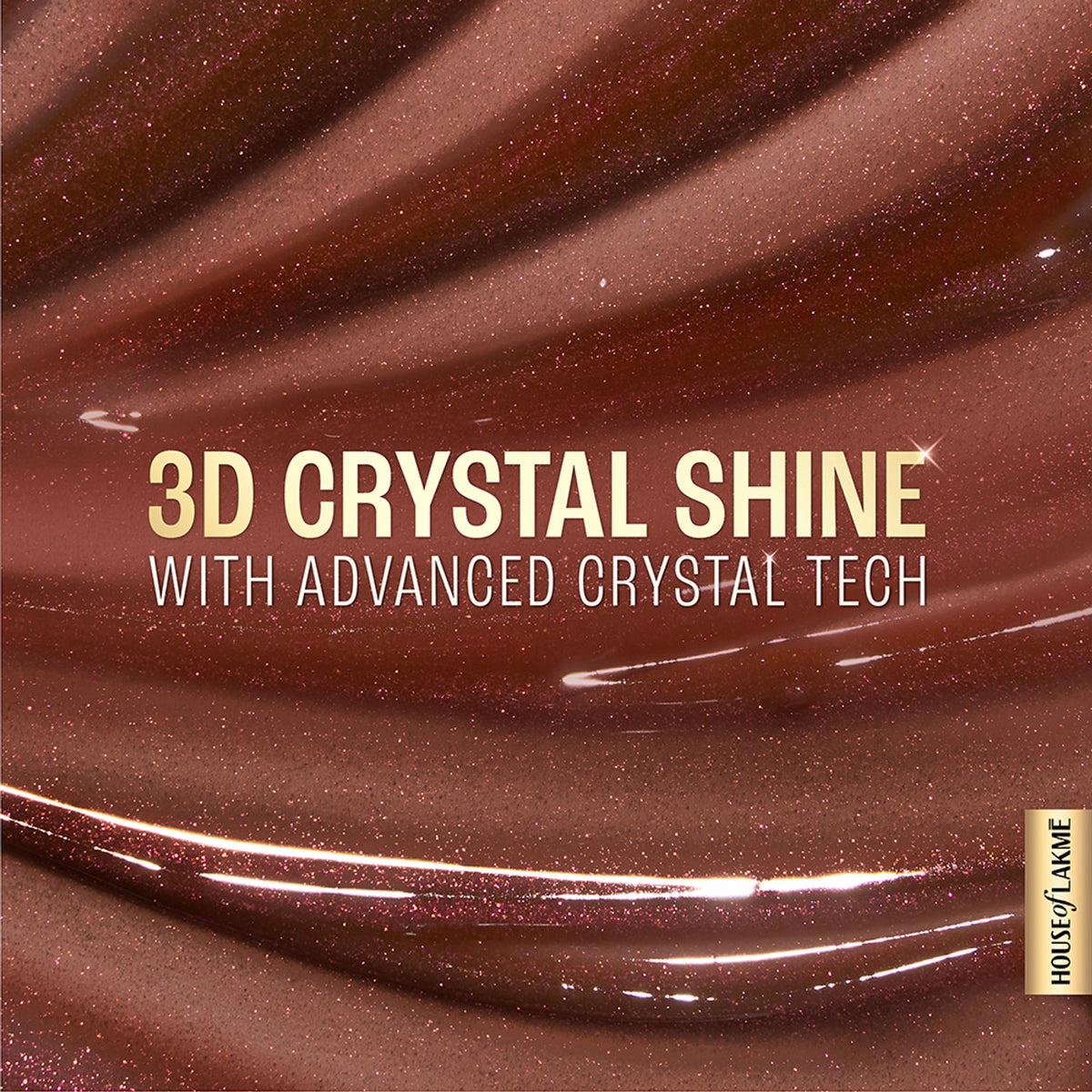 Lakme Glitterati Lip Glaze, High Shine Plumper Lip Gloss Oil with Collagen - Espresso Martini