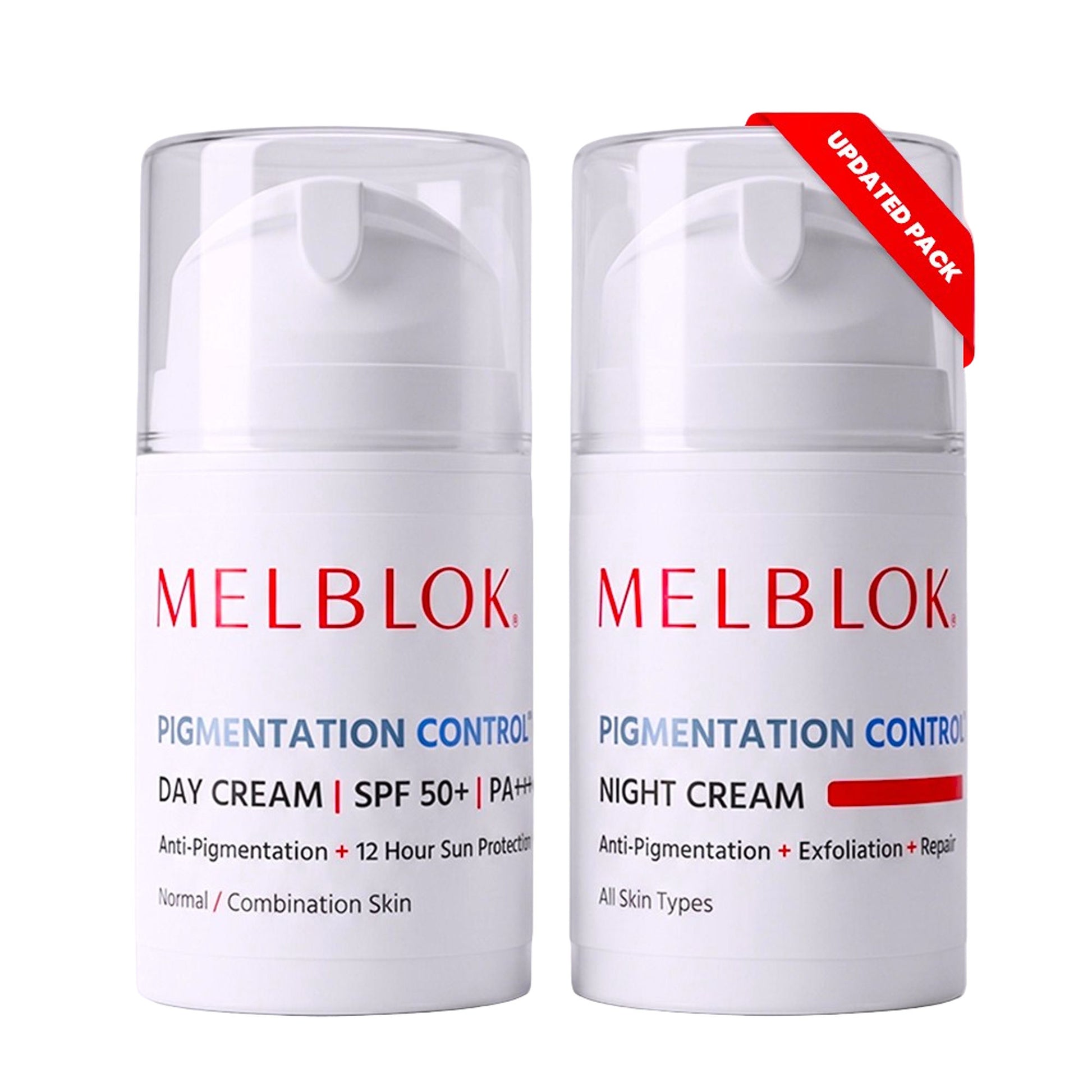 Melblok Pigmentation Control Day & Night System - SPF 50+, PA++++