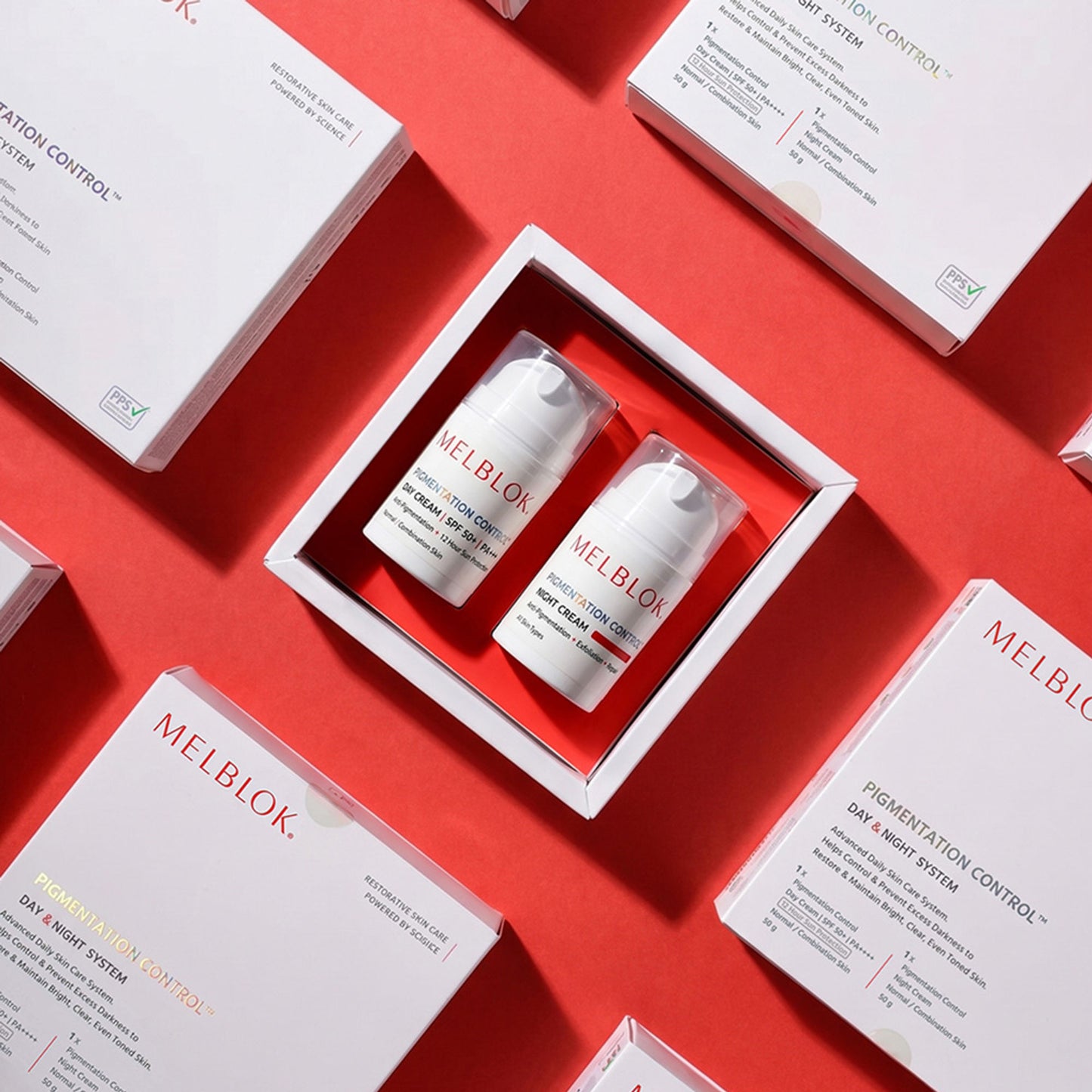 Melblok Pigmentation Control Day & Night System - SPF 50+, PA++++