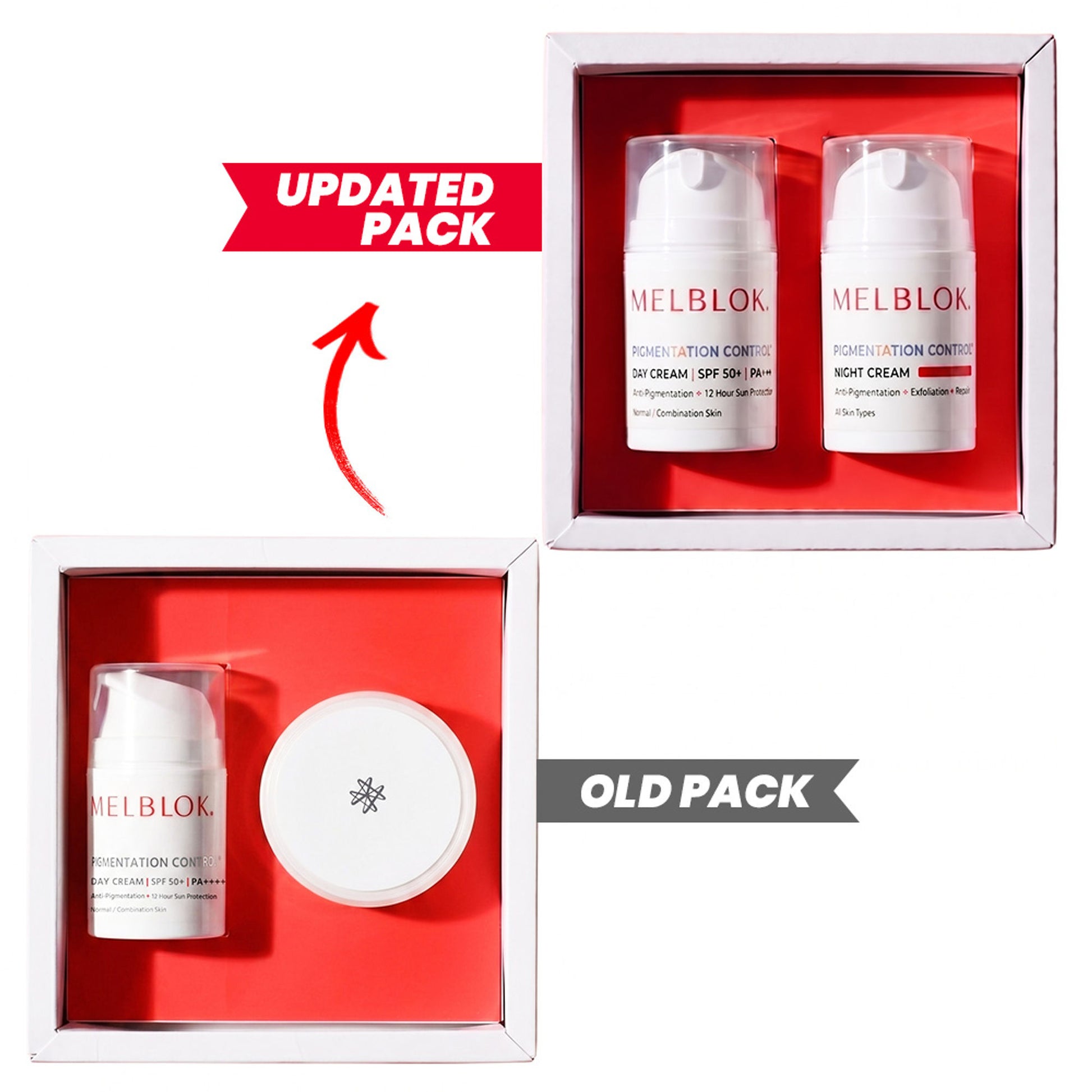 Melblok Pigmentation Control Day & Night System - SPF 50+, PA++++
