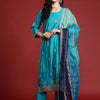Dhiyona IE Ethnic Motifs Embroidered Sequinned Kurta With Trousers & Dupatta