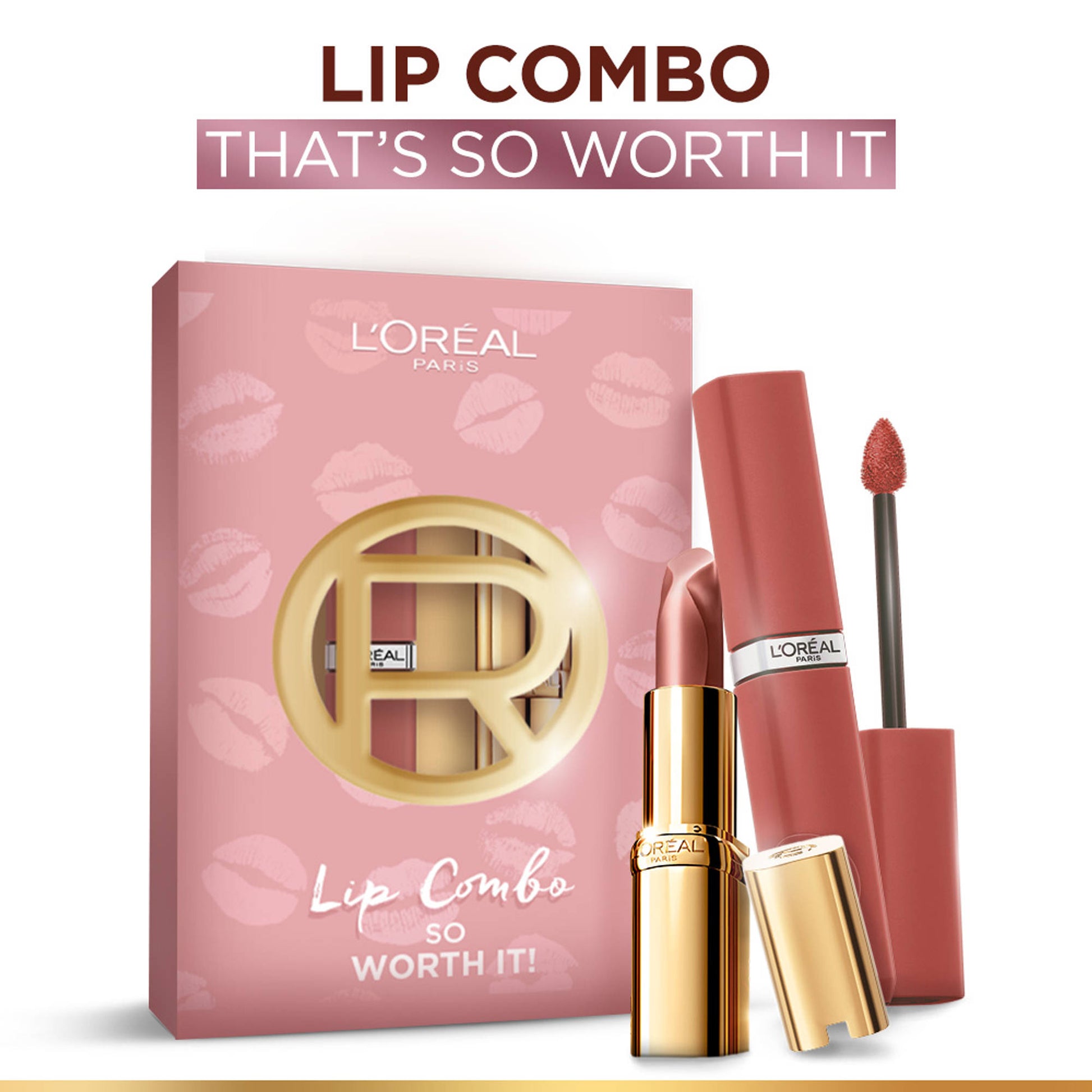 L'Oreal Paris Lip Combo That'S So Worth It - Infallible Matte Resistance & Color Riche Satin