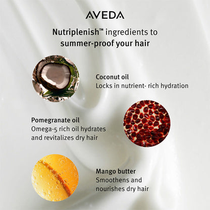 Aveda Nutriplenish Deep Hydration Shampoo for Dry & Frizzy Hair with Coconut Oil