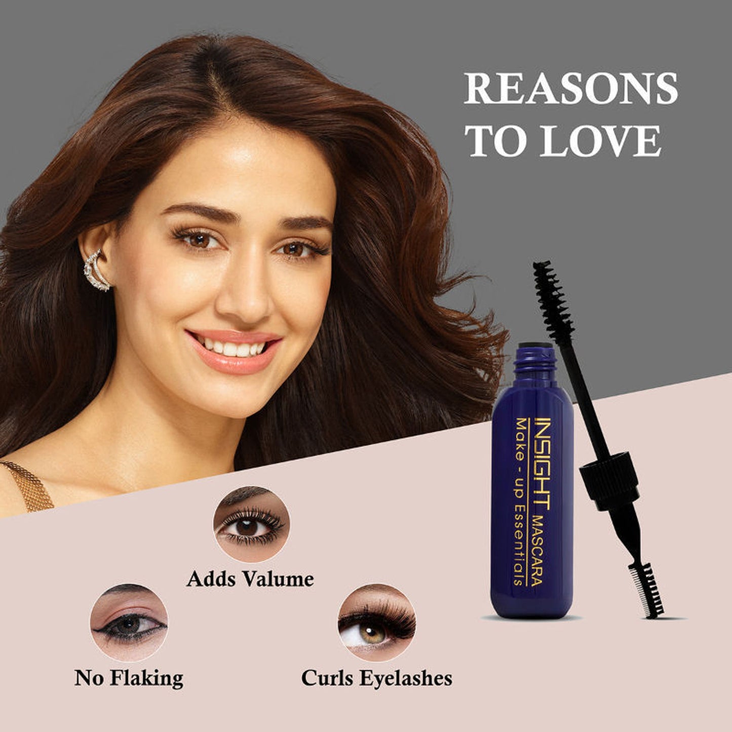 Insight Cosmetics Mascara, Light Weight, Curl's Lashes