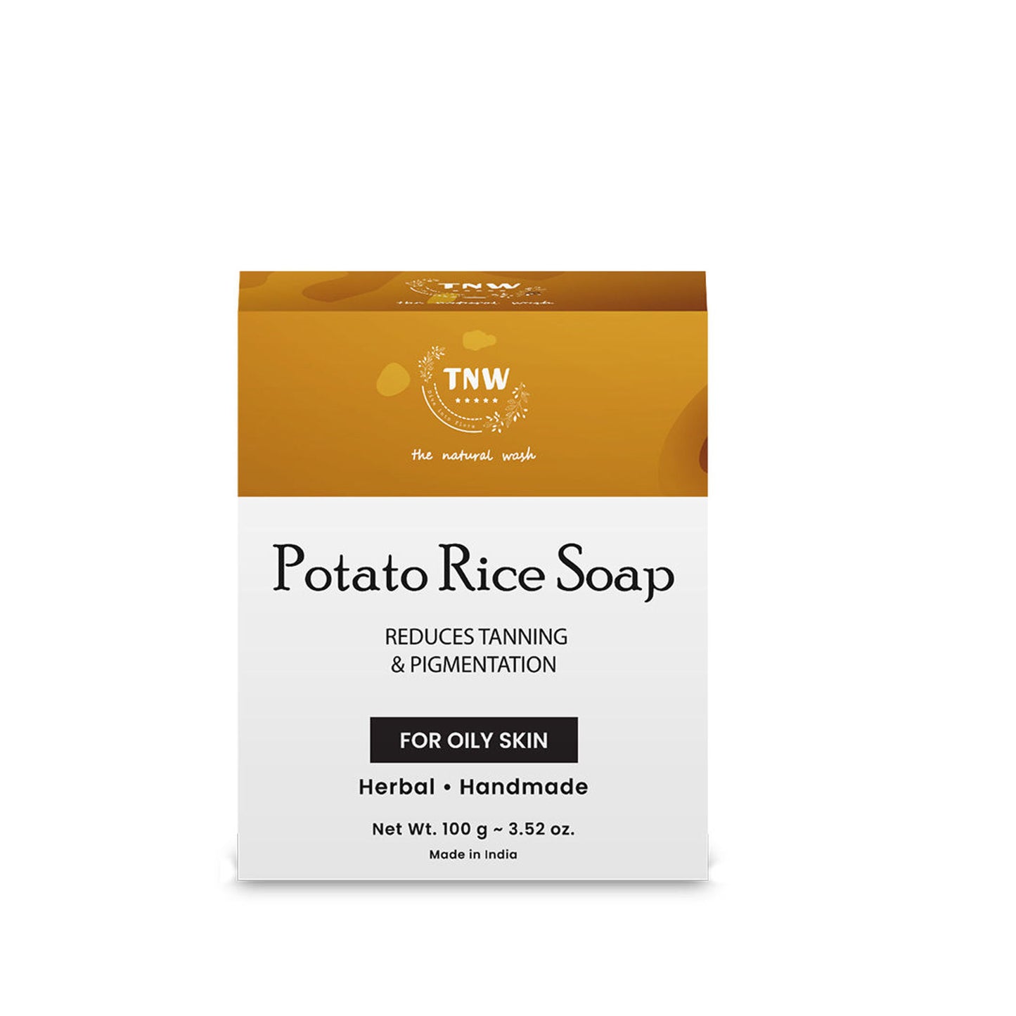 TNW The Natural Wash Handmade Potato Rice Bathing Soap For Oily SkinReduces Tanning & Pigmentation