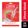 Lakme Blush & Glow Sheet Mask - Strawberry