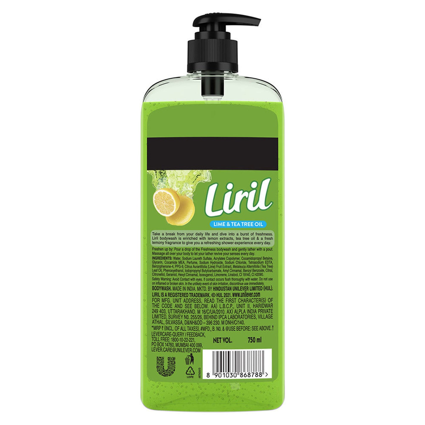 Liril Lemon And Tea Tree Oil Body Wash