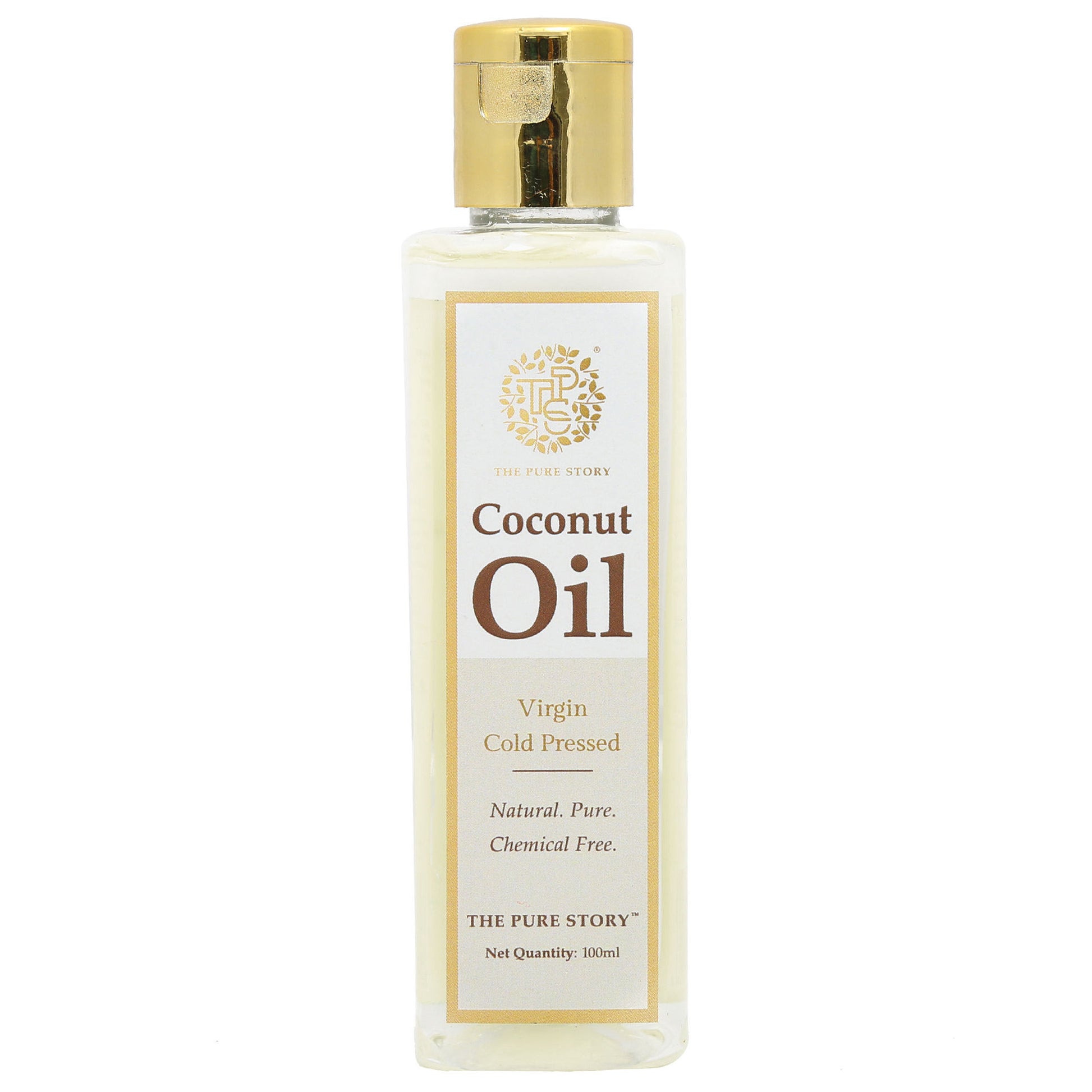 The Pure Story Natural Cold Pressed Coconut Hair Oil