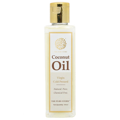 The Pure Story Natural Cold Pressed Coconut Hair Oil
